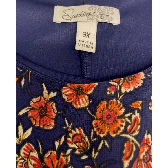 Speechless Floral Dress, SZ 3X - Picture 7 of 7
